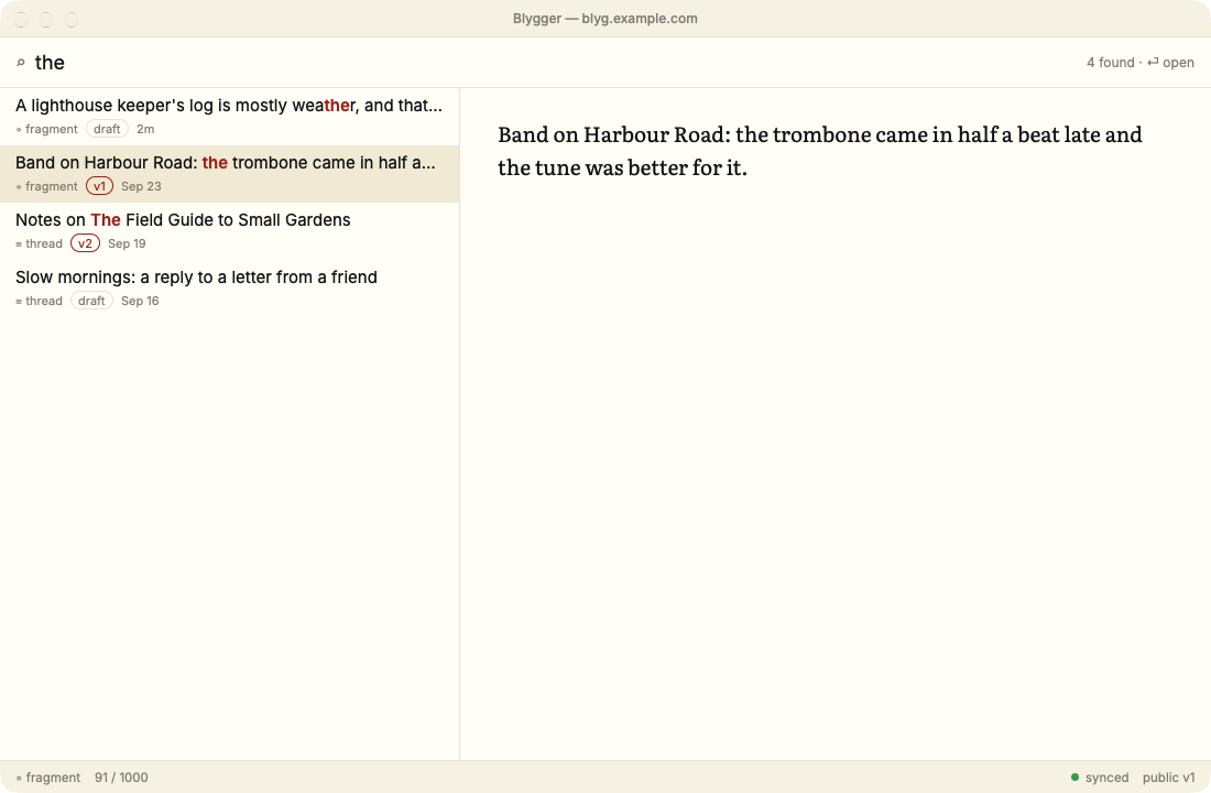 Burrow, light theme